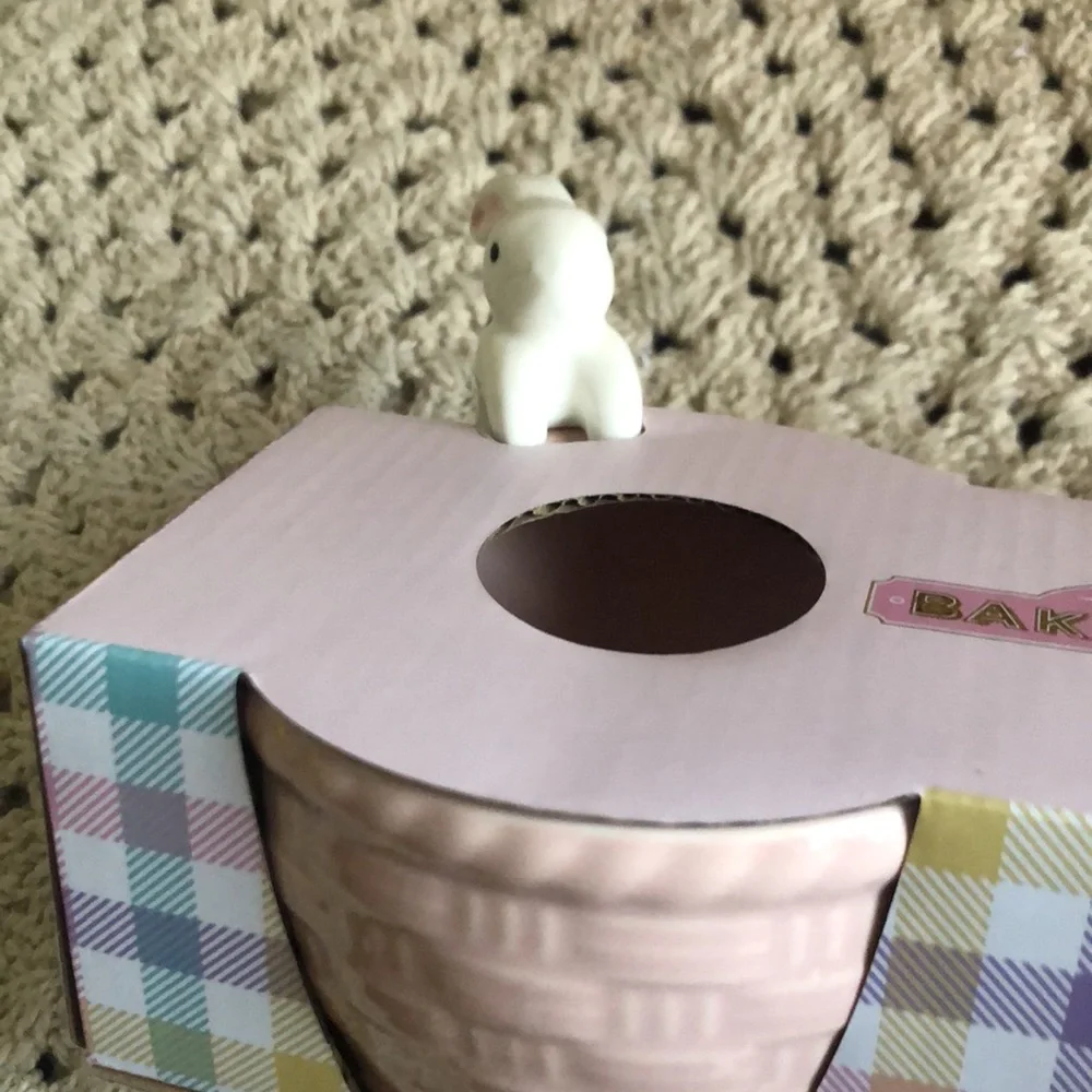 The Bakeshop Pink Ceramic EASTER Ramekins